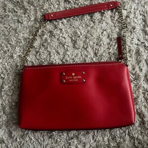 Kate Spade Red Chain Shoulder Bag
